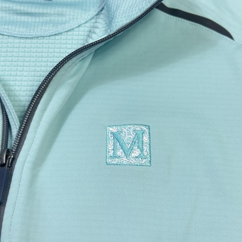 FootJoy Mediterra Golf Club ThermoSeries Fleece Back Vest Men's Medium Seaglass - Picture 6 of 11